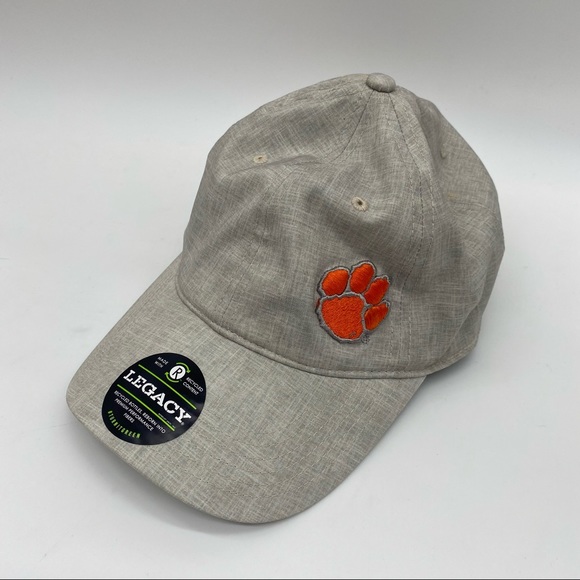 LEGACY Clemson Tigers Gray RECLAIM HAT New - Picture 6 of 8